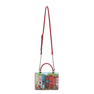Vendula London Bookshelf Boulevard Cassie Bag | Pink Poppies
