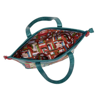 Vendula London Bookshelf Boulevard Stella Tote | Pink Poppies