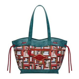 Vendula London Bookshelf Boulevard Stella Tote | Pink Poppies