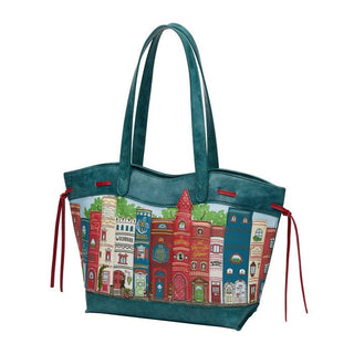 Vendula London Bookshelf Boulevard Stella Tote | Pink Poppies