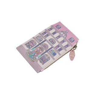 Vendula London The Grand Vendula Hotel Zipper Card Coin Purse | Pink Poppies