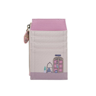 Vendula London The Grand Vendula Hotel Zipper Card Coin Purse | Pink Poppies