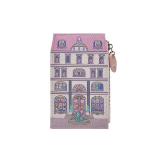 Vendula London The Grand Vendula Hotel Zipper Card Coin Purse | Pink Poppies
