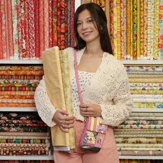 Vendula Sewing Shop - Raspberry Edition Phone Pouch | Pink Poppies