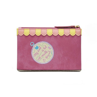 Vendula Sewing Shop - Raspberry Edition Zipper Coin Purse | Pink Poppies