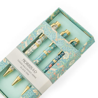 William Morris Botanical Ballpoint Pen Gift Set – Set Of 3