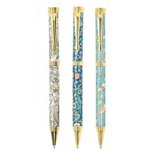 William Morris Botanical Ballpoint Pen Gift Set – Set Of 3