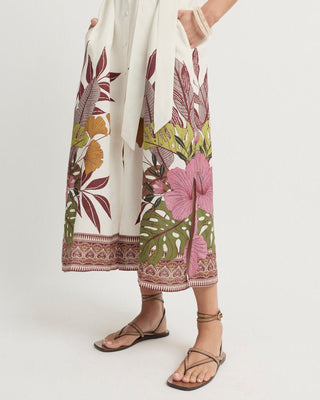 Yarra Trail Botanical Dress | Pink Poppies