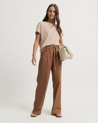 Yarra Trail Entwine Pant - Clay | Pink Poppies