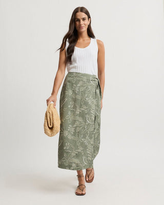 Yarra Trail Hues Wrap Skirt [sz:size 8]