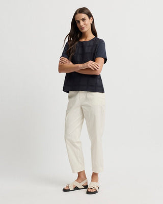 Yarra Trail Lacet Tee - Navy [sz:medium]