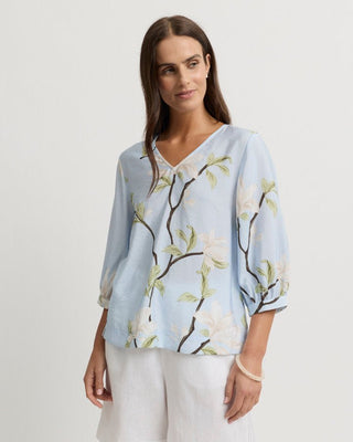 Yarra Trail Magnolia Blouse [sz:size 10]