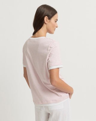 Yarra Trail Marais Tee - Shell Stripe [sz:small]