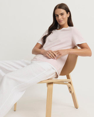 Yarra Trail Marais Tee - Shell Stripe [sz:small]