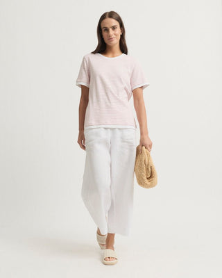Yarra Trail Marais Tee - Shell Stripe [sz:small]