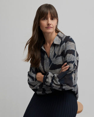 Yarra Trail Naples Blouse | Pink Poppies