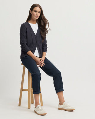 Yarra Trail Nova Jogger - Navy | Pink Poppies