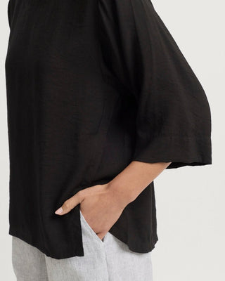 Yarra Trail Skye Top - Black [sz:size 12]