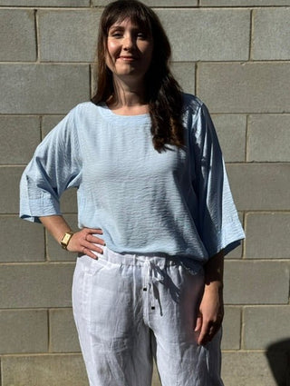 Yarra Trail Skye Top - Mist [sz:size 12]