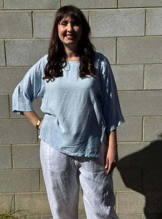 Yarra Trail Skye Top - Mist [sz:size 12]