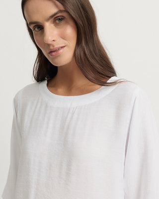 Yarra Trail Skye Top - White [sz:size 12]