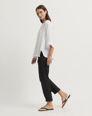 Yarra Trail Skye Top - White [sz:size 12]