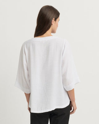Yarra Trail Skye Top - White [sz:size 12]