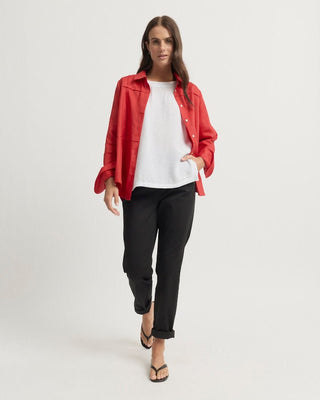 Yarra Trail Skye Top - White [sz:size 12]