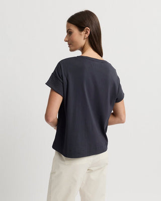 Yarra Trail Solitude Tee - Navy [sz:medium]