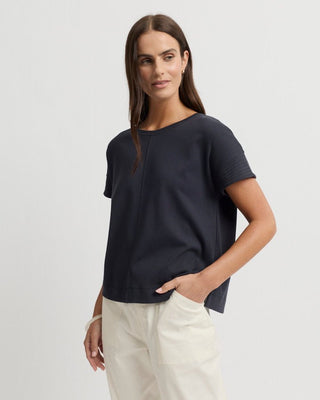 Yarra Trail Solitude Tee - Navy [sz:medium]