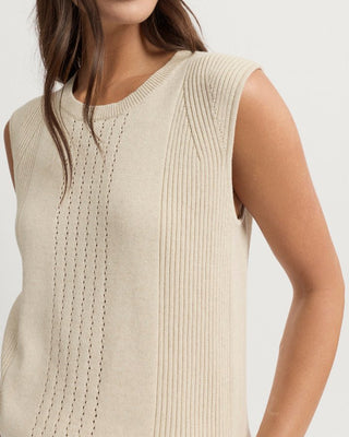 Yarra Trail Symmetry Knit - Cashew [sz:small]
