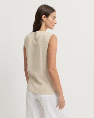 Yarra Trail Symmetry Knit - Cashew [sz:small]