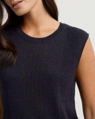 Yarra Trail Symmetry Knit - Navy [sz:small]