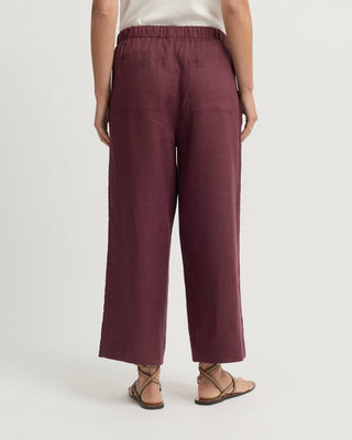 Yarra Trail Tirari Pintuck Pant - Raisin | Pink Poppies