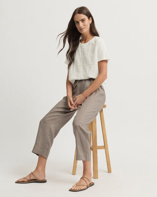 Yarra Trail Tirari Slim Pant -  Earth [sz:size 12]
