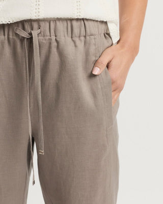 Yarra Trail Tirari Slim Pant -  Earth [sz:size 12]