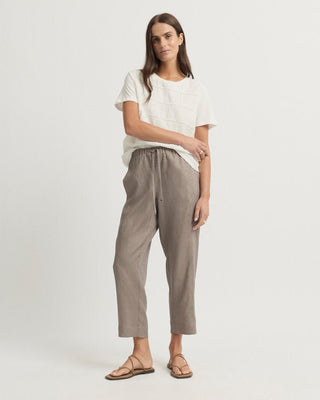 Yarra Trail Tirari Slim Pant -  Earth [sz:size 12]