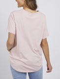 Elm Tee Laura Heart Coral Blush - Pink Poppies 